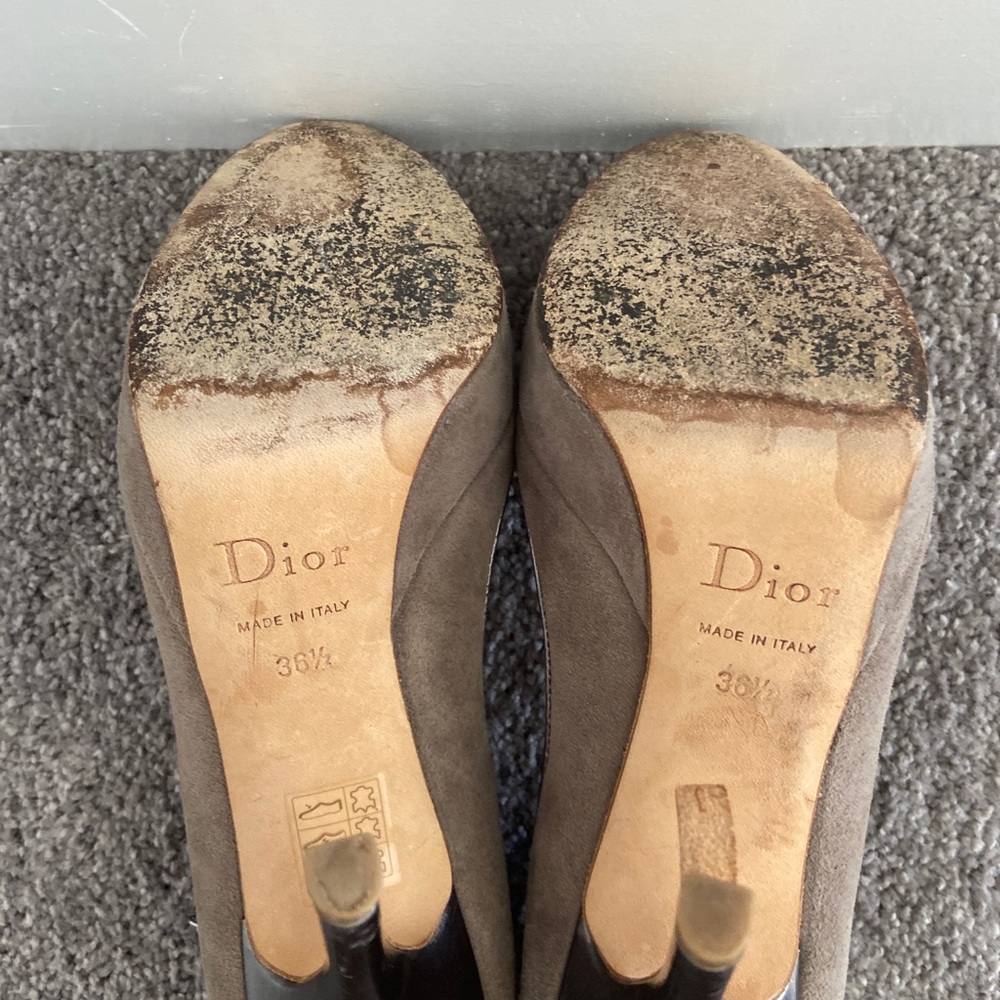 Vintage Christian Dior High Heel Pumps 36.5 - Picture 10 of 12